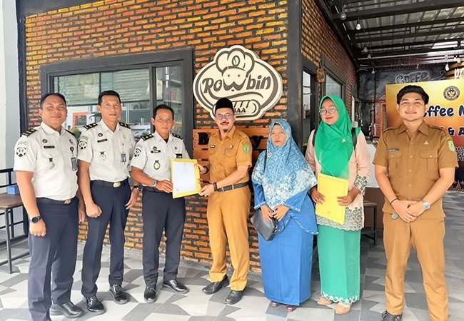 Rowbin Cafe Lapas Bagansiapiapi Resmi Kantongi Sertifikat Halal dari BPJPH