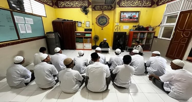 Wujudkan WBP Berakhlak, Lapas Kelas IIA Bagansiapiapi Gelar Pesantren Kilat
