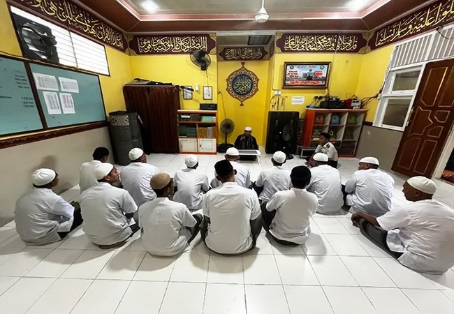 Wujudkan WBP Berakhlak, Lapas Kelas IIA Bagansiapiapi Gelar Pesantren Kilat