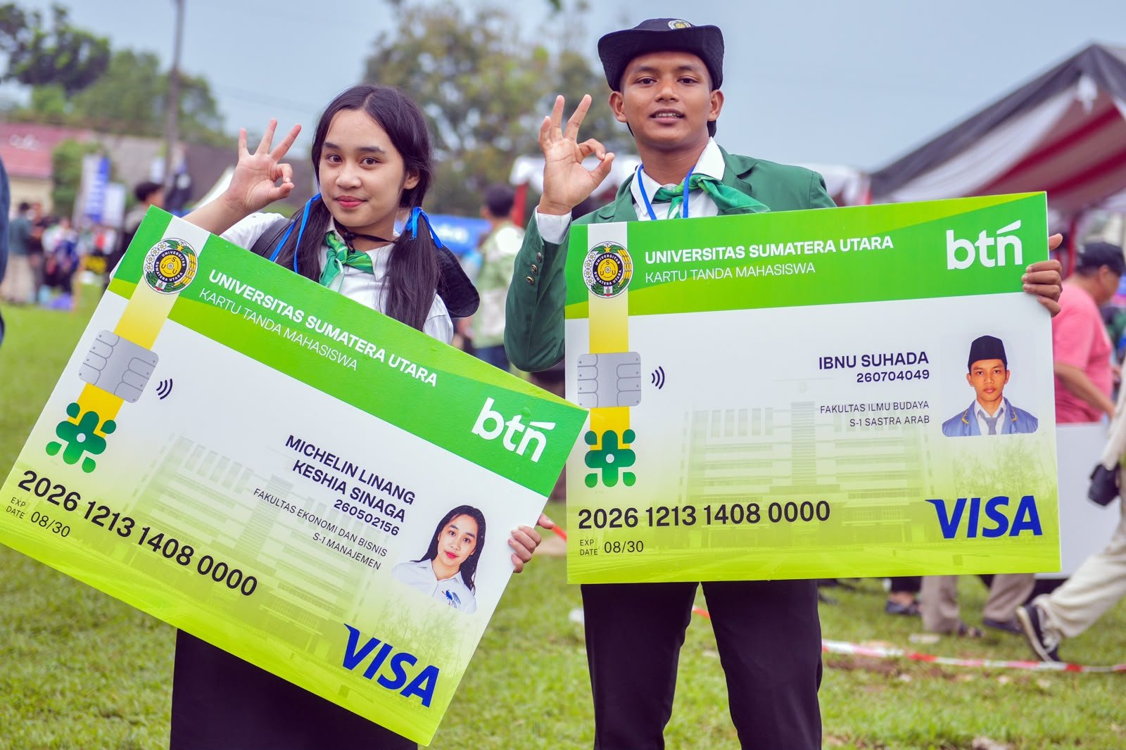KTM Mahasiswa USU Kini Terintegrasi Layanan BTN, 9.800 Kartu Diluncurkan