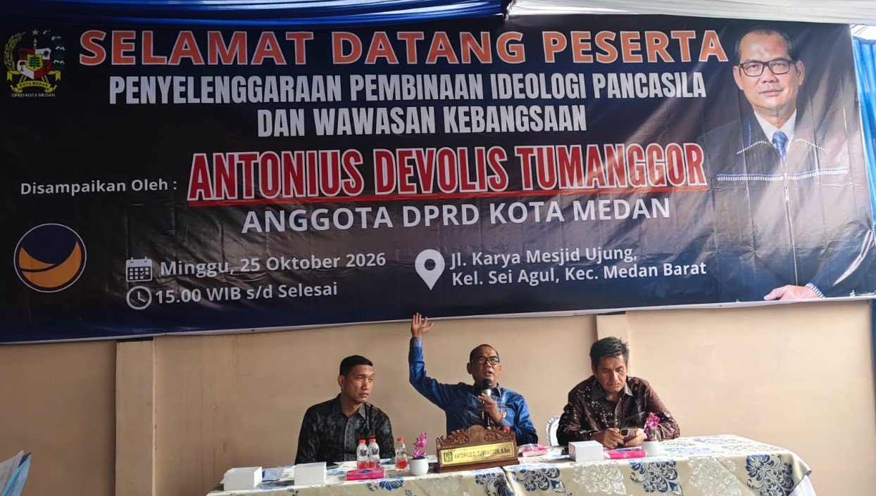 Antonius Tumanggor Tekankan Pentingnya Toleransi, Gotong Royong, dan Bahaya Hoaks